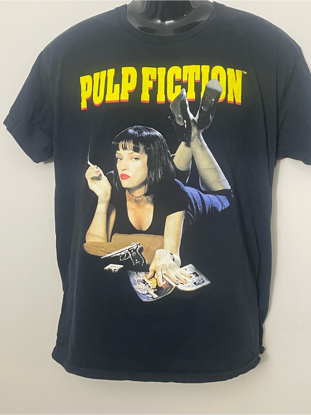 Vintage Style 90s Pulp Fiction Baggy Fit Graphic Tee
